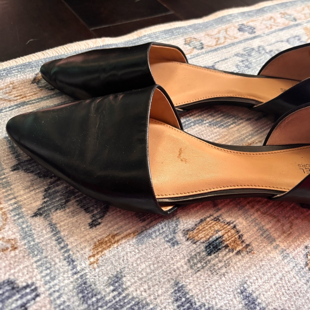MICHAEL Michael Kors Black Leather Flats